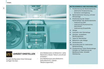 2012-2013 Citroën Jumpy Atlante Bedienungsanleitung | Deutsch