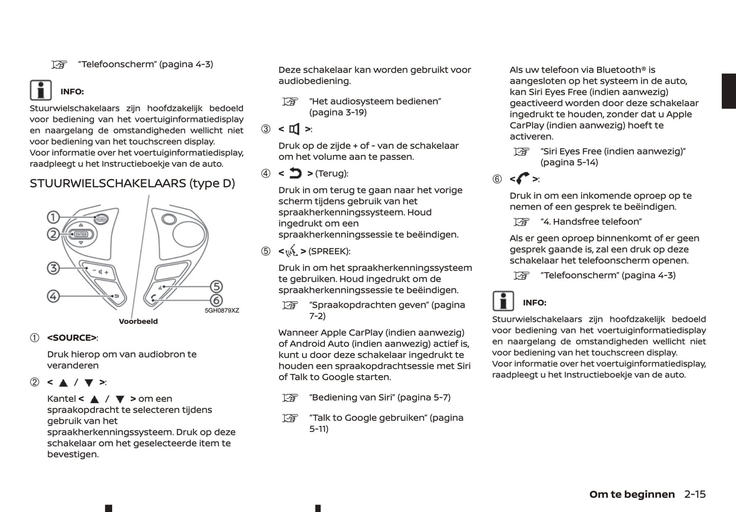 2019-2021 Nissan Connect Bedienungsanleitung | Niederländisch