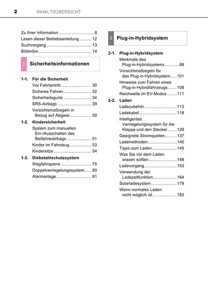 2016-2017 Toyota Prius Plug-in Hybrid Owner's Manual | German