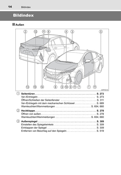 2016-2017 Toyota Prius Plug-in Hybrid Owner's Manual | German