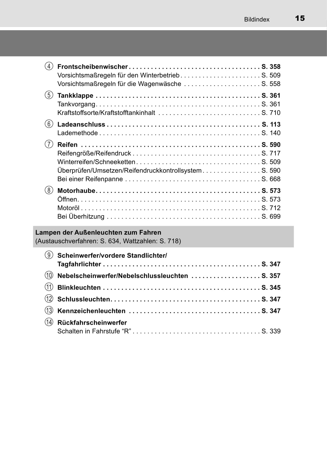 2016-2017 Toyota Prius Plug-in Hybrid Owner's Manual | German