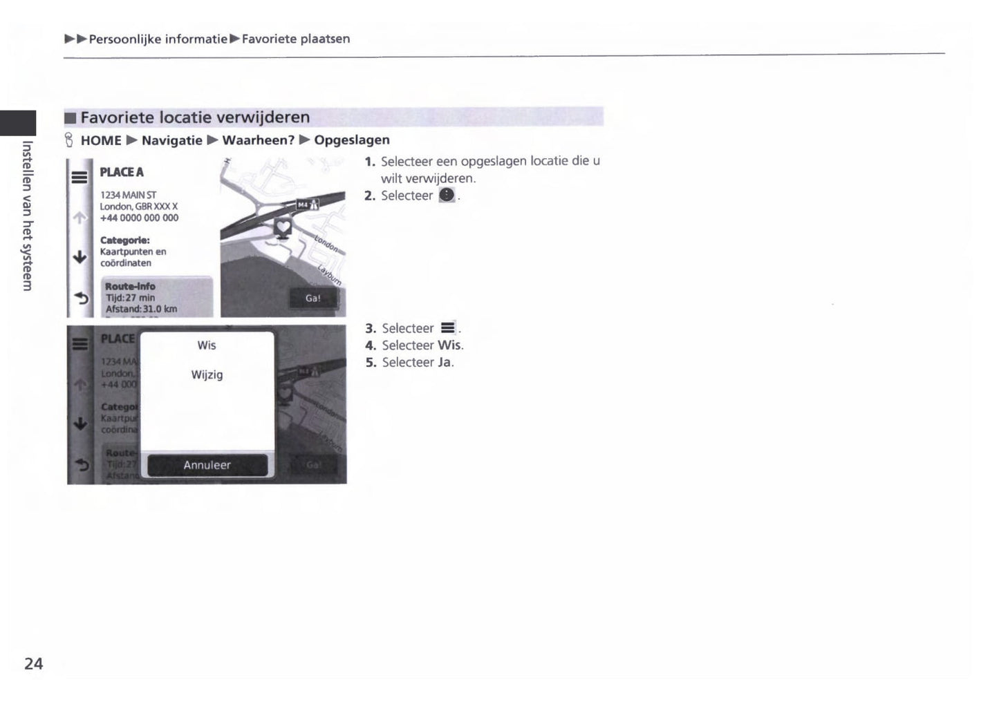 Honda HR-V Navigatie Systeem Handleiding 2016