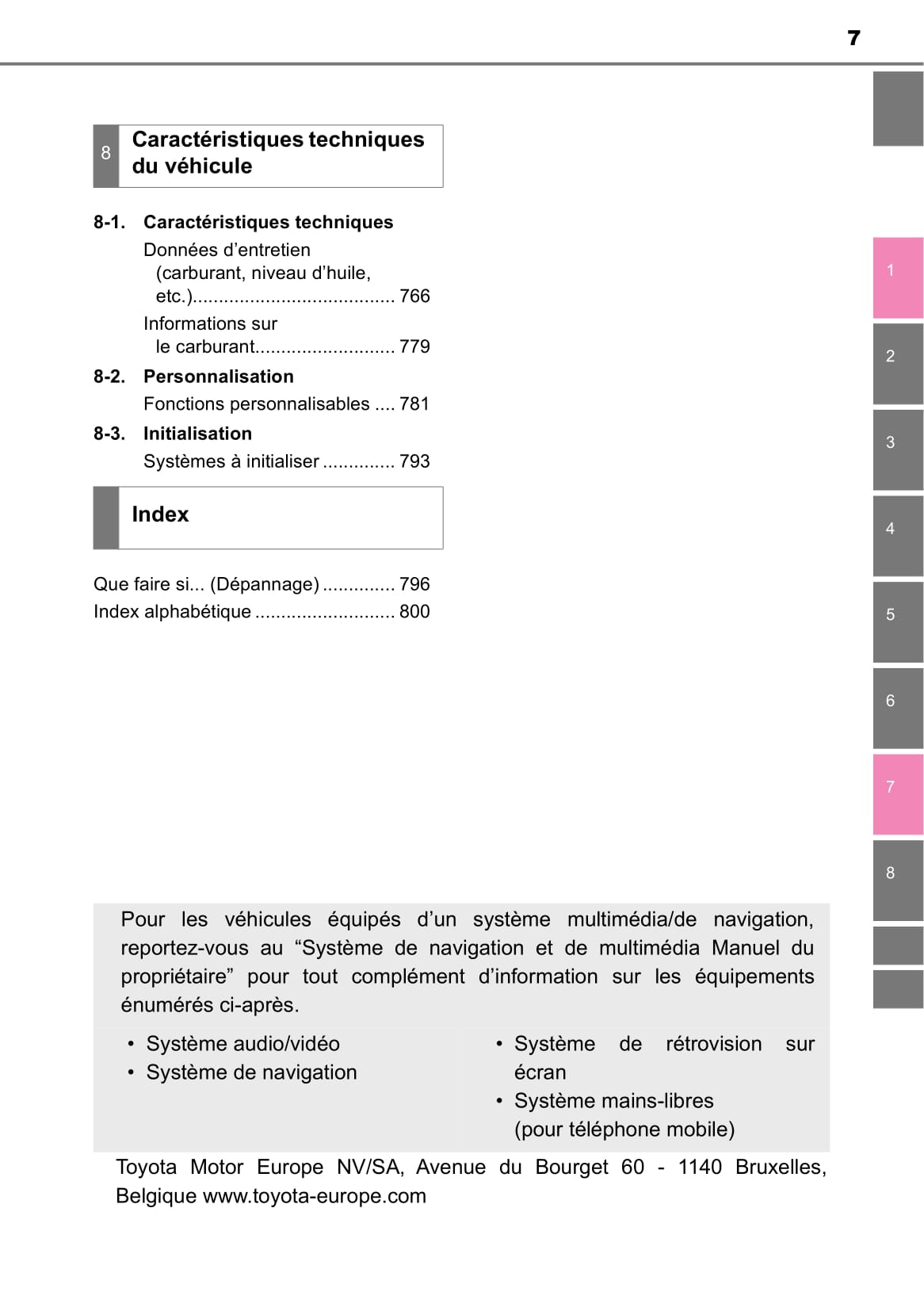 2020-2022 Toyota C-HR Hybrid Owner's Manual | French