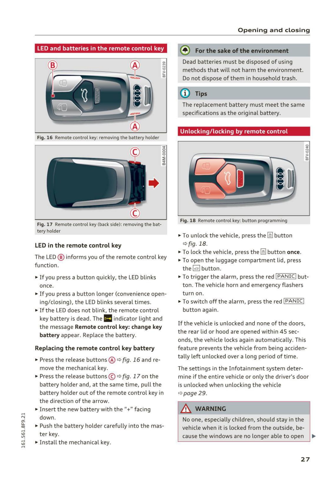 2015-2017 Audi TT Roadster Owner's Manual | English