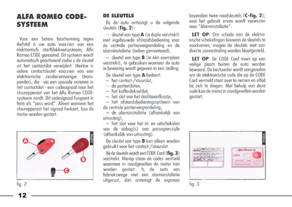 1998-2003 Alfa Romeo 166 Gebruikershandleiding | Nederlands