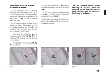 1998-2003 Alfa Romeo 166 Gebruikershandleiding | Nederlands