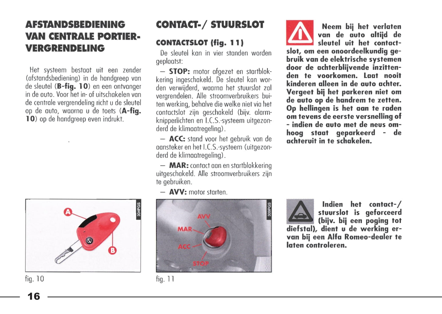 1998-2003 Alfa Romeo 166 Gebruikershandleiding | Nederlands