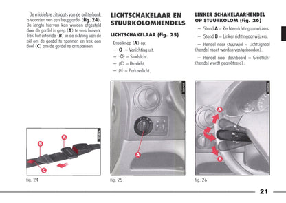 1998-2003 Alfa Romeo 166 Gebruikershandleiding | Nederlands