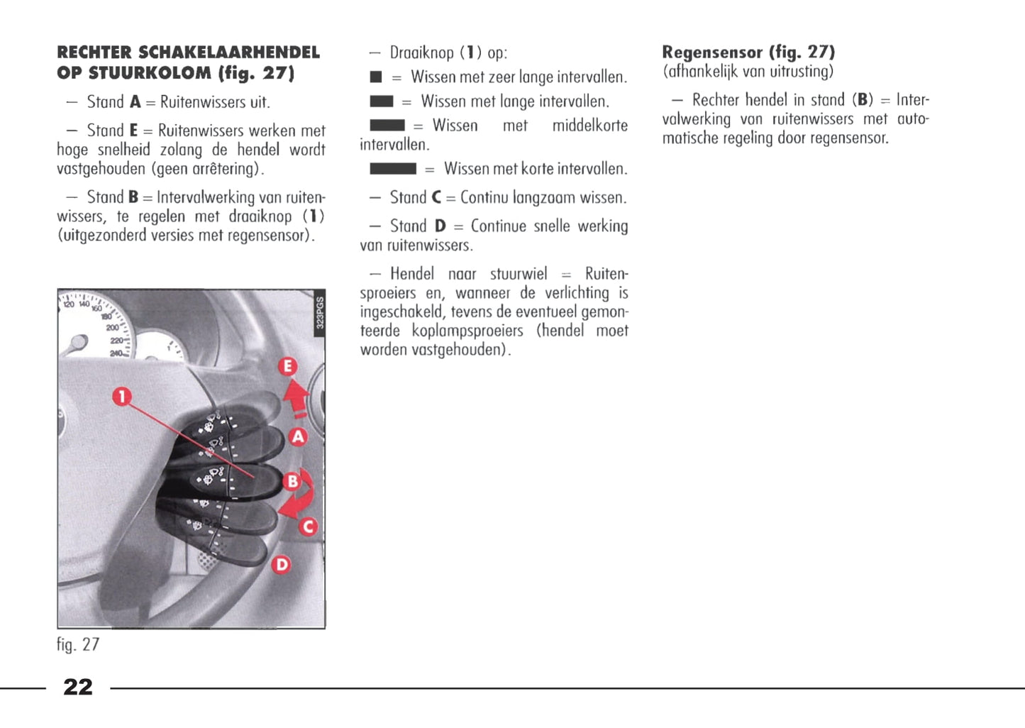 1998-2003 Alfa Romeo 166 Gebruikershandleiding | Nederlands