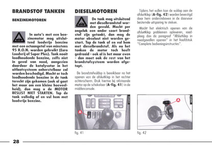 1998-2003 Alfa Romeo 166 Gebruikershandleiding | Nederlands