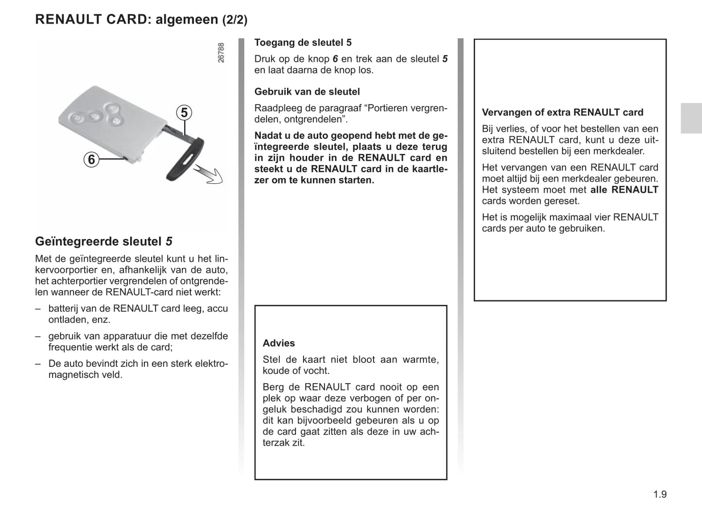 2019-2020 Renault Trafic Owner's Manual | Dutch