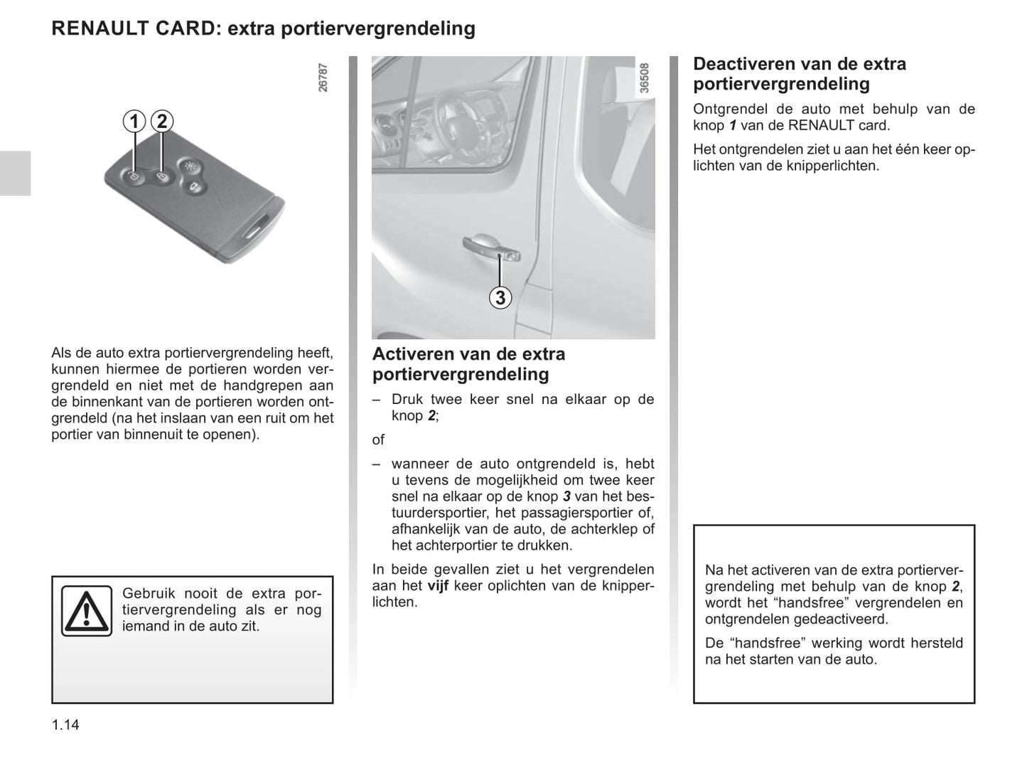 2019-2020 Renault Trafic Owner's Manual | Dutch