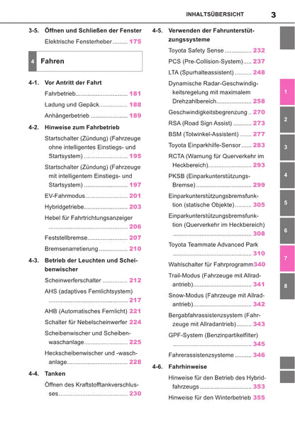 2021-2022 Toyota Yaris Cross Hybrid Owner's Manual | German