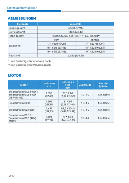 2020-2021 Hyundai Tucson Gebruikershandleiding | Duits