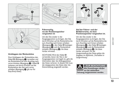 2010-2014Ford Ka Gebruikershandleiding | Duits