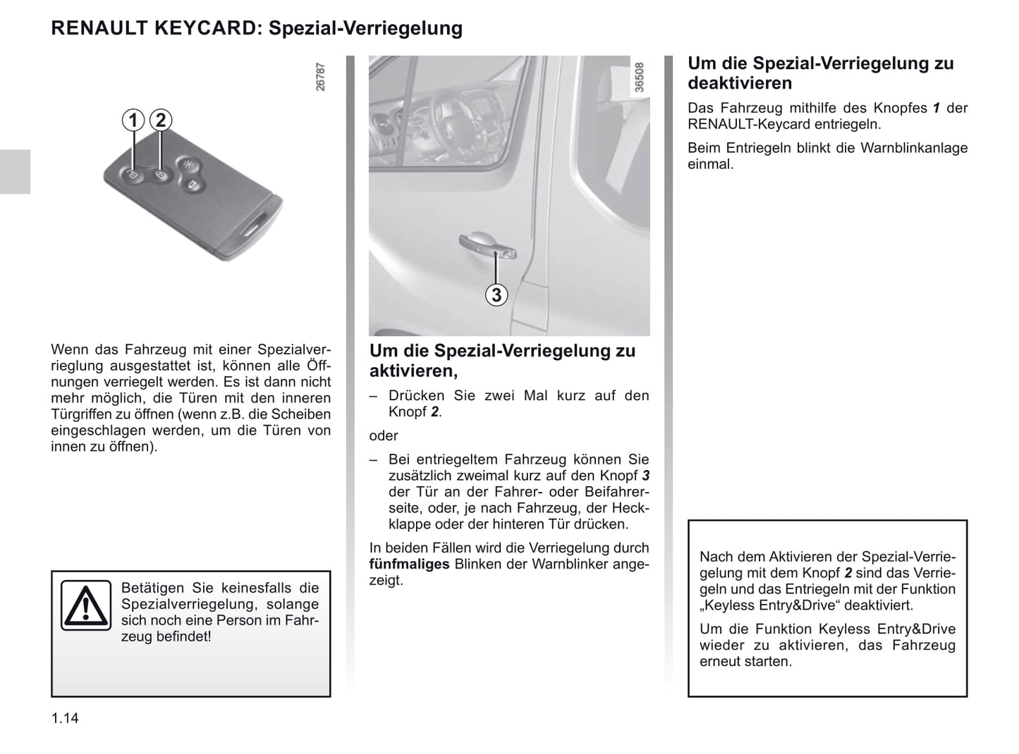 2019-2020 Renault Trafic Owner's Manual | German