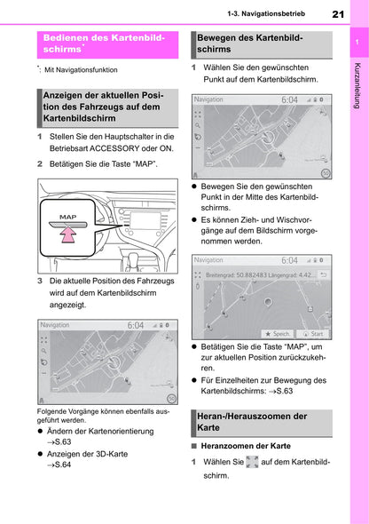 Toyota Touch Mutimedia & Navigationssystem Bedienungsanleitung 2019