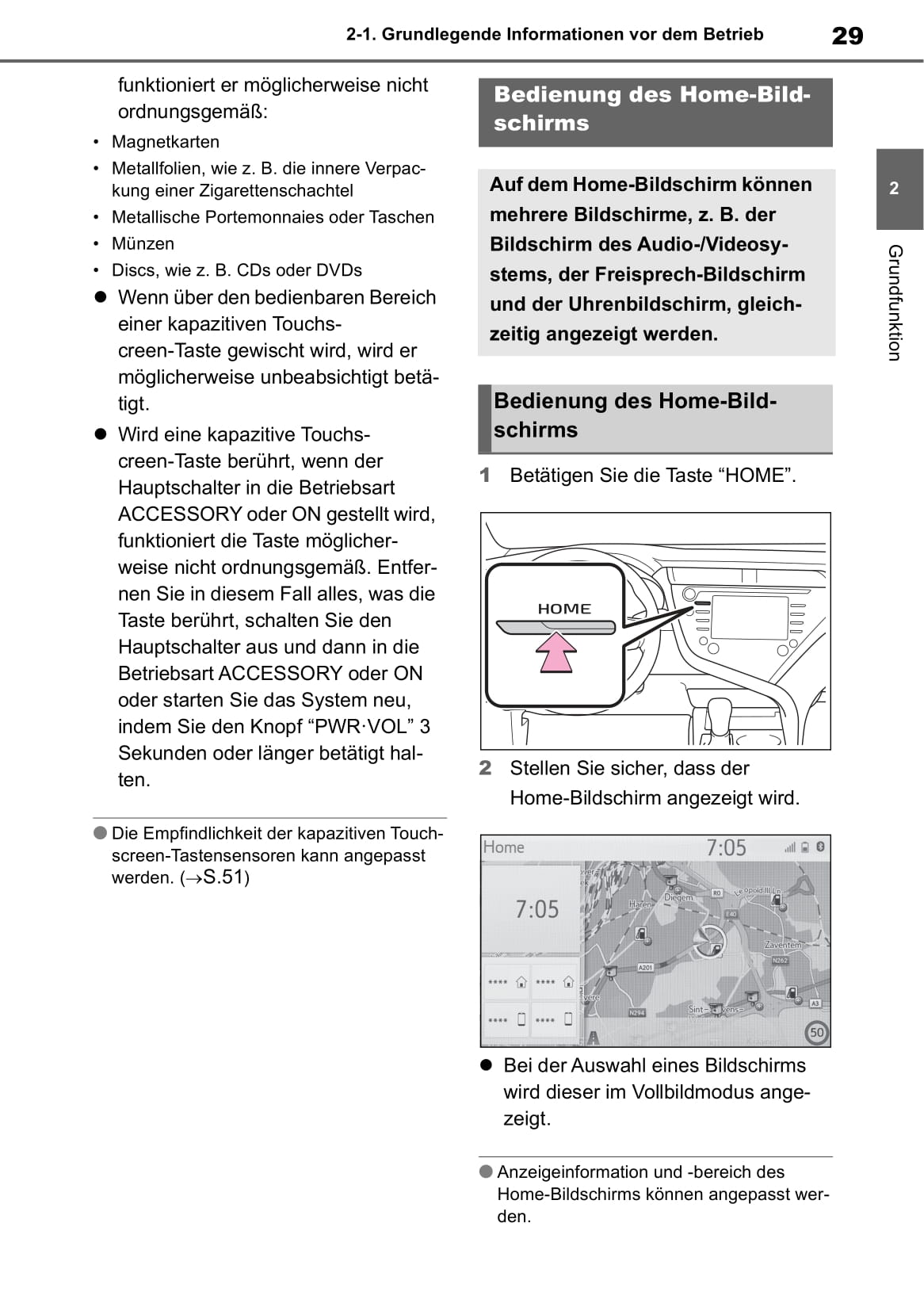 Toyota Touch Mutimedia & Navigationssystem Bedienungsanleitung 2019