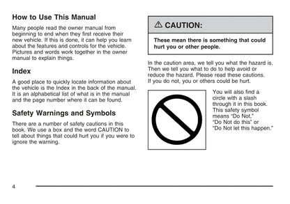 2007 Chevrolet Kodiak Owner's Manual | English