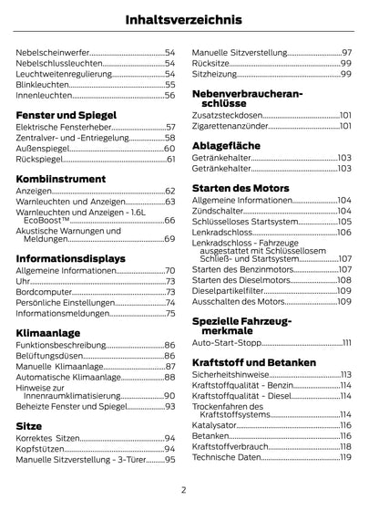 2013-2014 Ford Fiesta Gebruikershandleiding | Duits