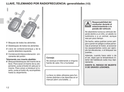 2018-2019 Renault Scénic/Grand Scénic Owner's Manual | Spanish