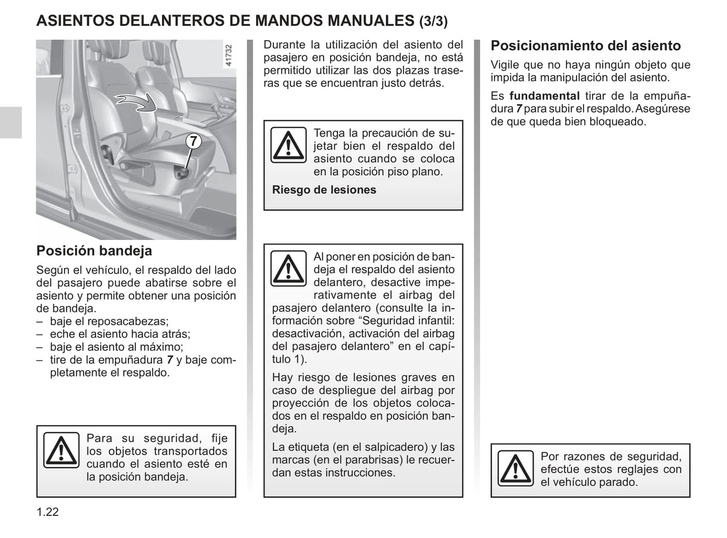 2018-2019 Renault Scénic/Grand Scénic Owner's Manual | Spanish