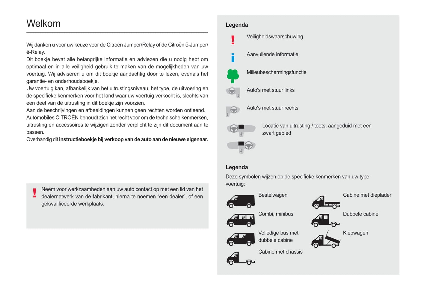 2021-2024 Citroën Jumper/Relay Bedienungsanleitung | Niederländisch