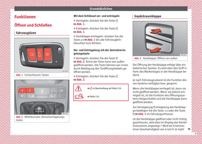 2013-2014 Seat Ibiza Owner's Manual | German