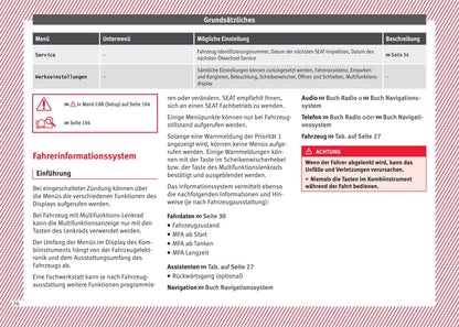 2013-2014 Seat Ibiza Owner's Manual | German