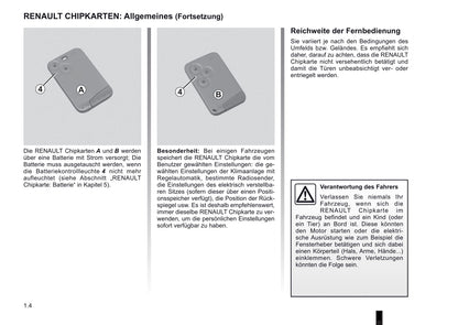 2009-2010 Renault Vel Satis Owner's Manual | German