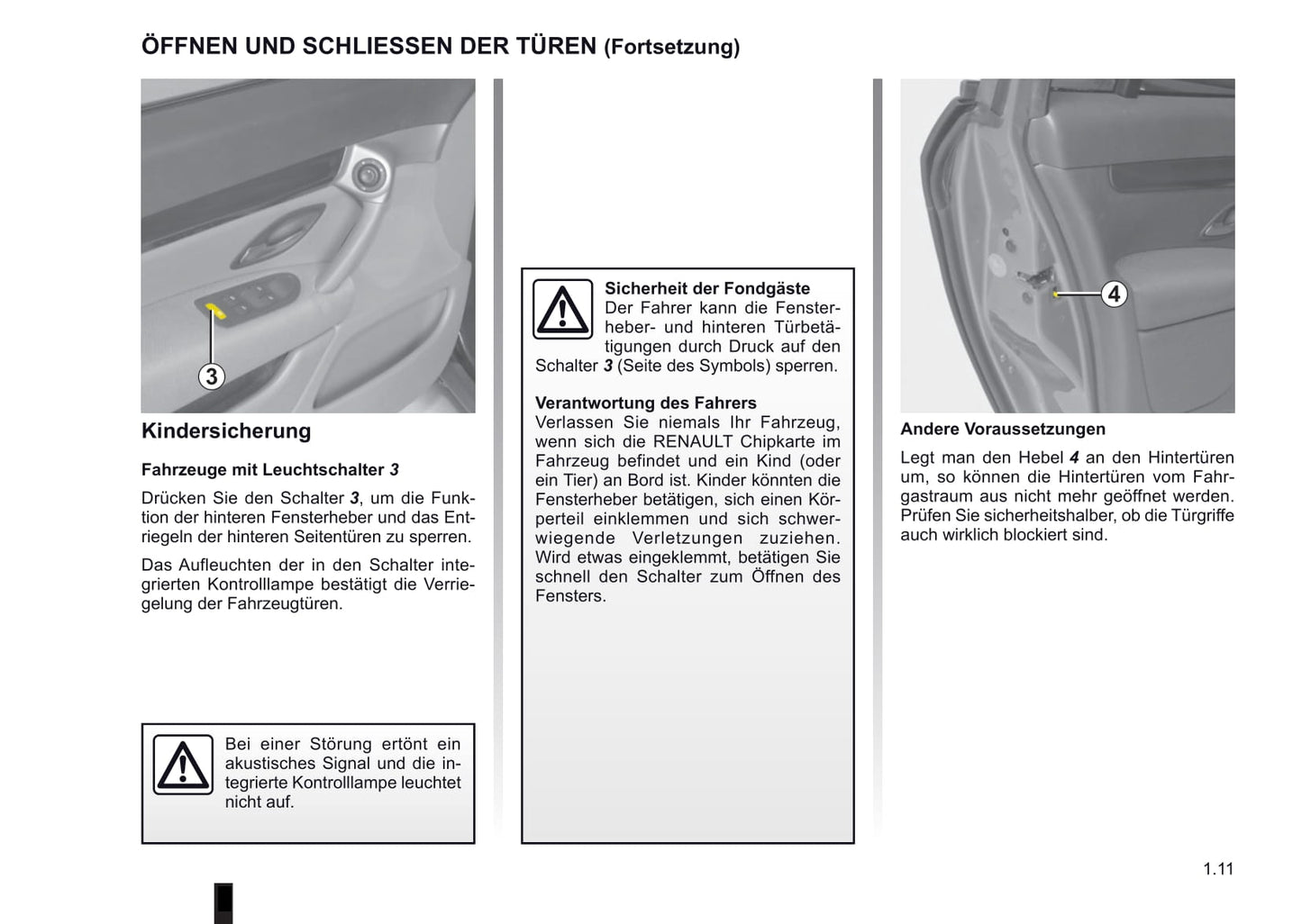 2009-2010 Renault Vel Satis Owner's Manual | German