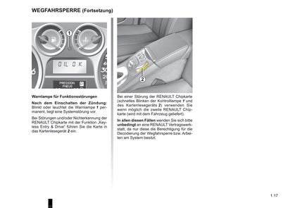 2009-2010 Renault Vel Satis Owner's Manual | German