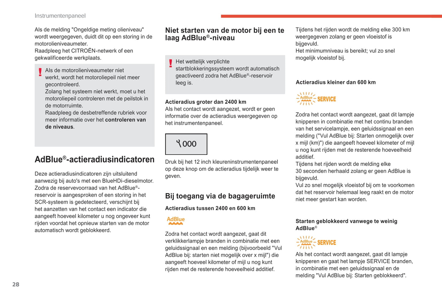 2018-2021 Citroën C4 Spacetourer/Grand Spacetourer Manuel du propriétaire | Néerlandais