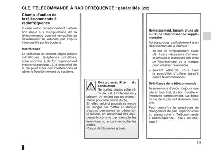 2012-2013 Renault Clio Owner's Manual | French