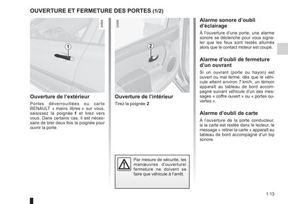 2012-2013 Renault Clio Owner's Manual | French