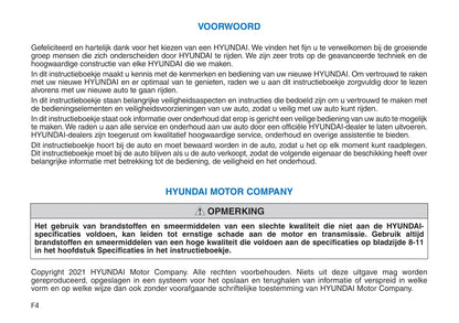 2021-2022 Hyundai i30 Bedienungsanleitung | Niederländisch