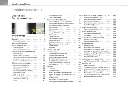 2006-2009 Audi Q7 Owner's Manual | German