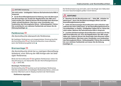 2006-2009 Audi Q7 Owner's Manual | German