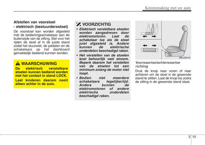 2008-2009 Kia Sorento Owner's Manual | Dutch