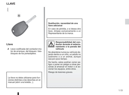 2018-2019 Renault Twizy Owner's Manual | Spanish