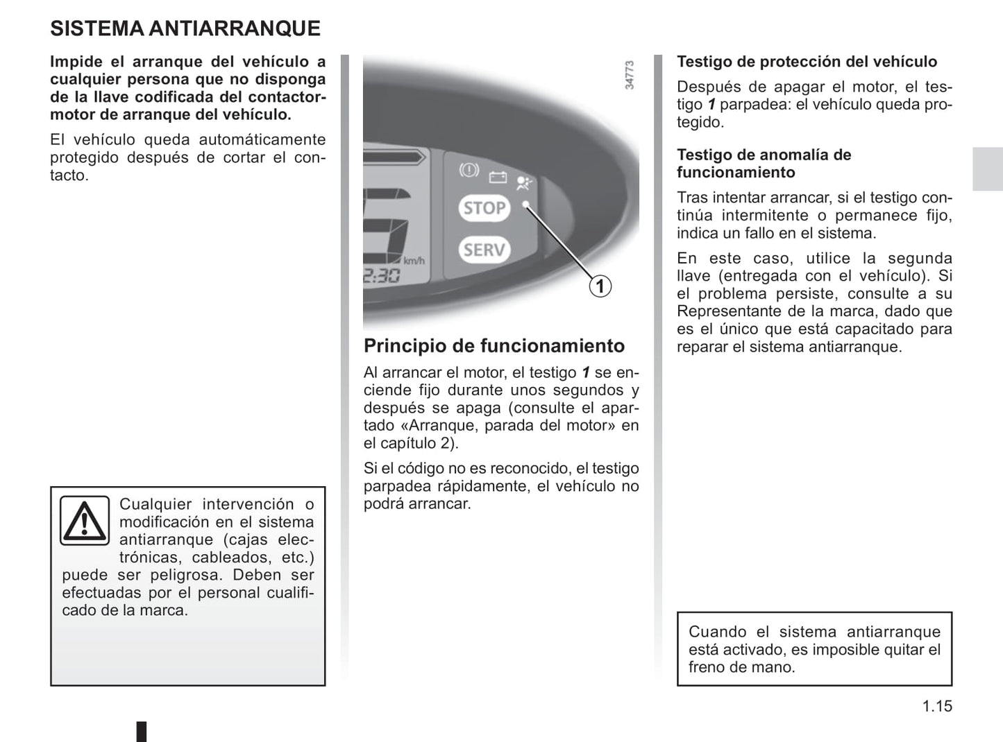 2018-2019 Renault Twizy Owner's Manual | Spanish