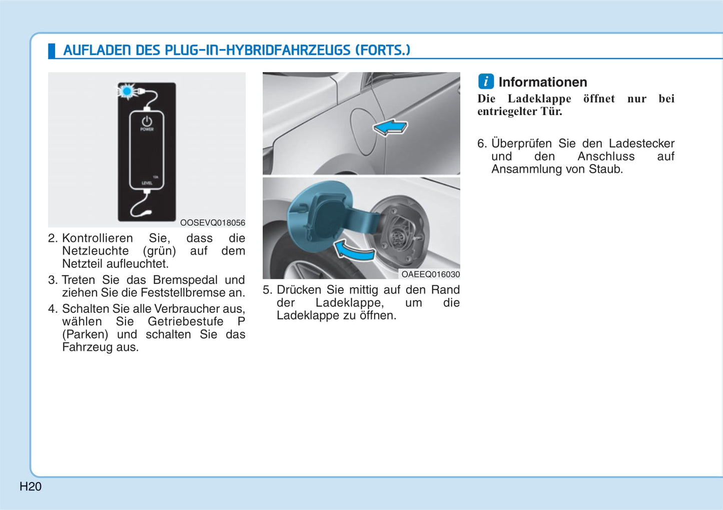 2019-2020 Hyundai Ioniq Hybrid Gebruikershandleiding | Duits