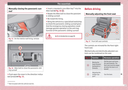 2016-2017 Seat Alhambra Owner's Manual | English