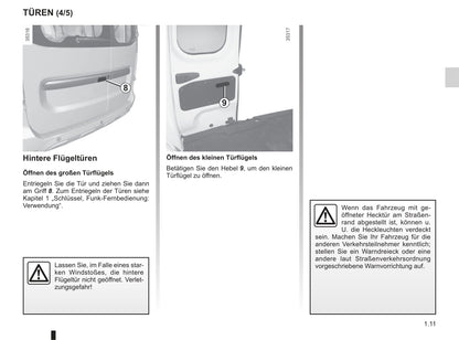 2013-2020 Dacia Dokker Bedienungsanleitung | Deutsch