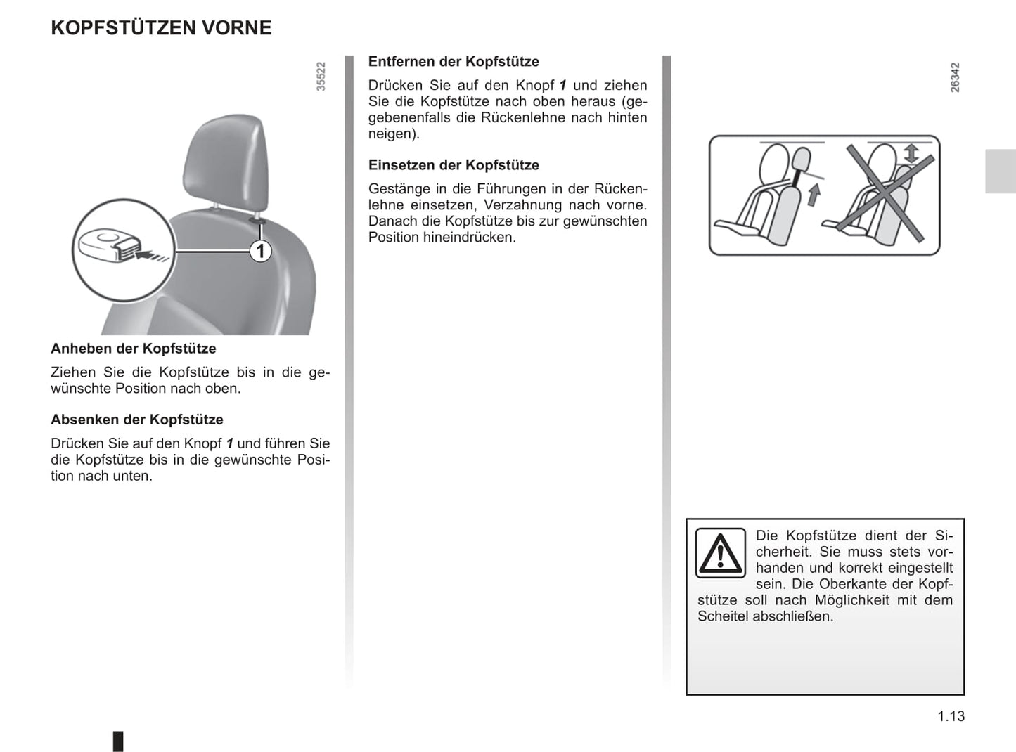 2013-2020 Dacia Dokker Bedienungsanleitung | Deutsch