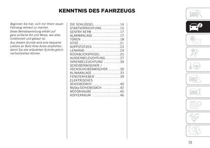 2020-2021 Jeep Renegade Owner's Manual | German