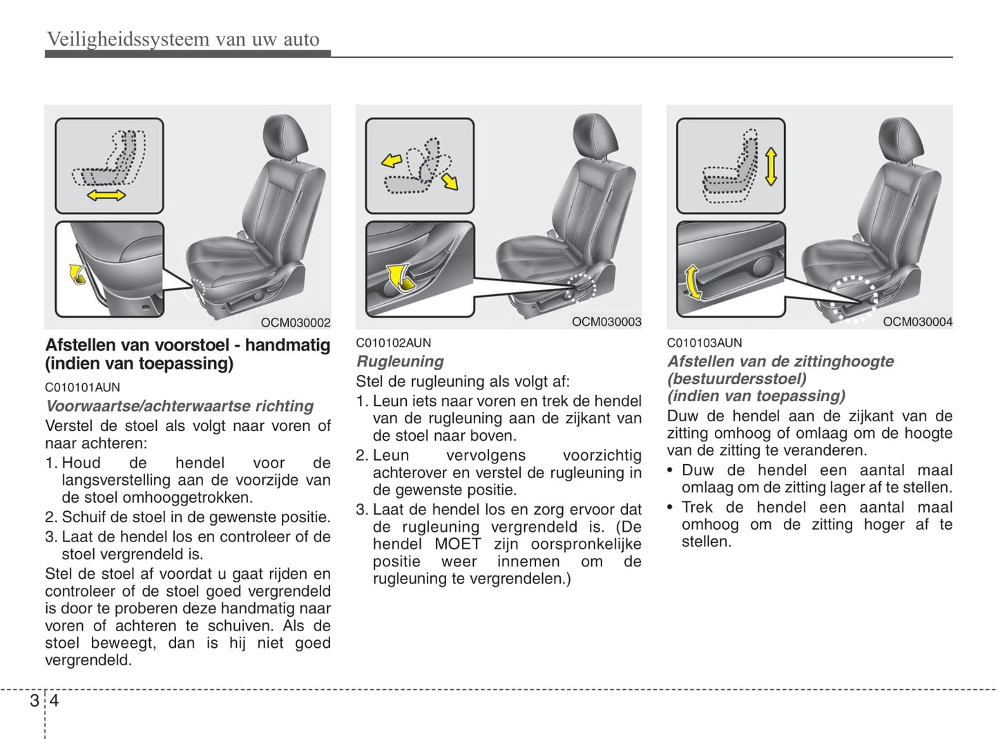 2010-2011 Hyundai Santa Fe Gebruikershandleiding | Nederlands