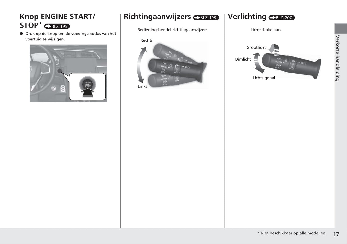 2018-2019 Honda Civic Hatchback Diesel Bedienungsanleitung | Niederländisch