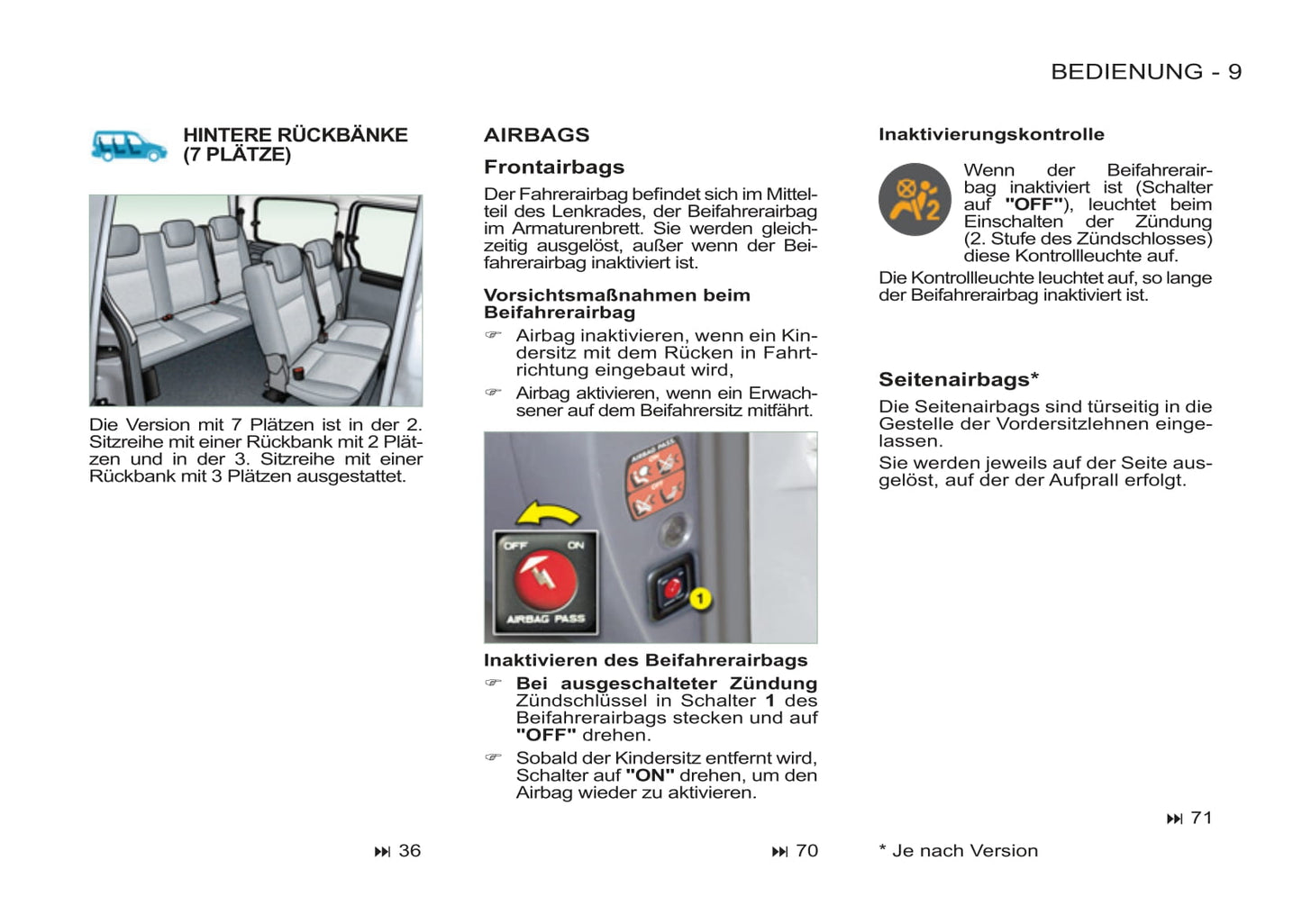 2011-2012 Citroën Berlingo First Owner's Manual | German