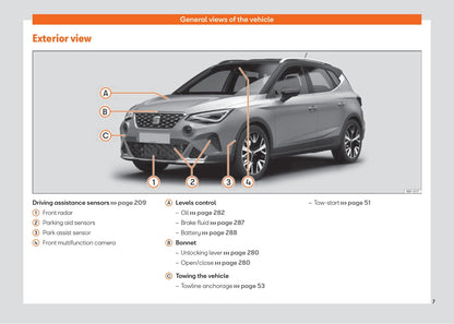 2021-2023 Seat Arona Bedienungsanleitung | Englisch